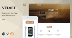 Velvet – Responsive OnePage WordPress Template