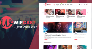 WipCast – Ein Podcast / Blogging WordPress-Layout