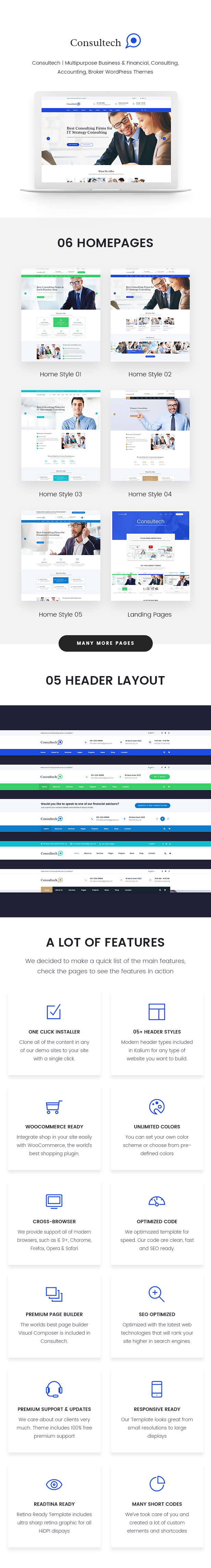 Consultech - Finanzen & Beratung Business WordPress Theme - 3