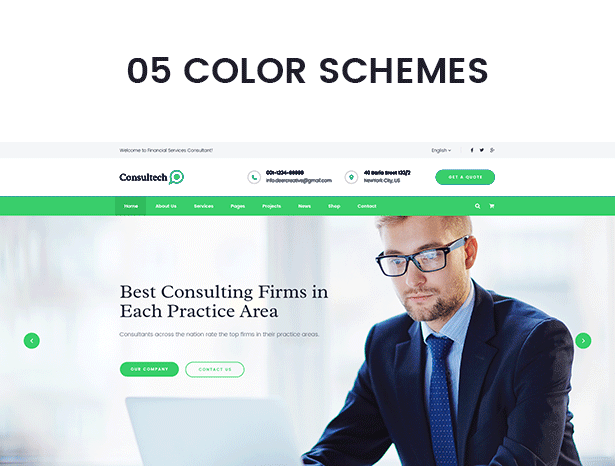 Consultech - Finanzen & Beratung Business WordPress Theme - 4