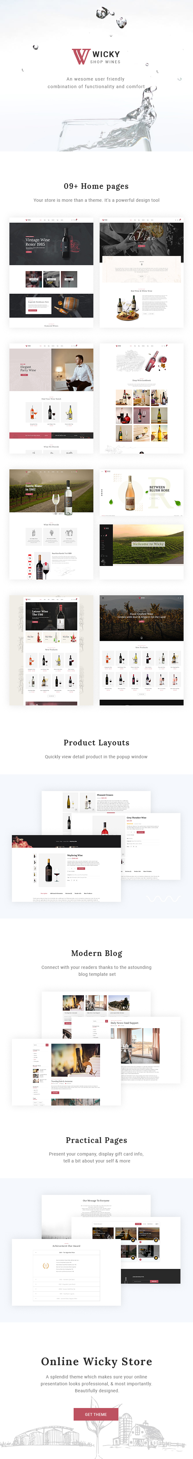 Wicky - Weinhandlung WooCommerce Theme - 1