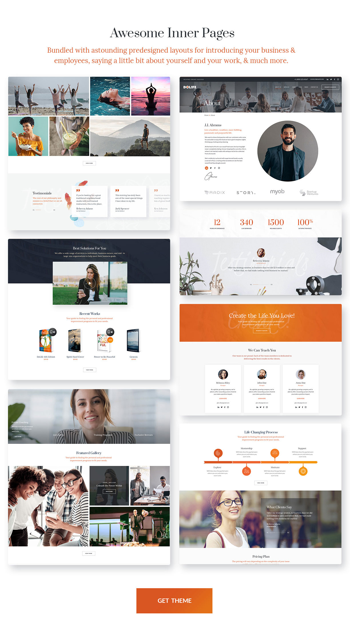 Dolife - Coaching WordPress Theme - 5