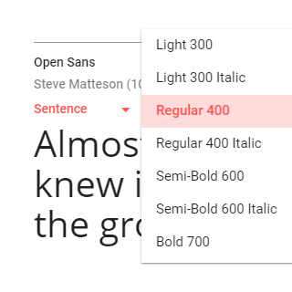 Google-Schriftarten