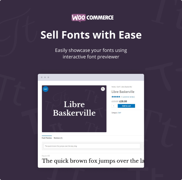 Jeg Font Preview - WooCommerce-Erweiterung WordPress Plugin - 1