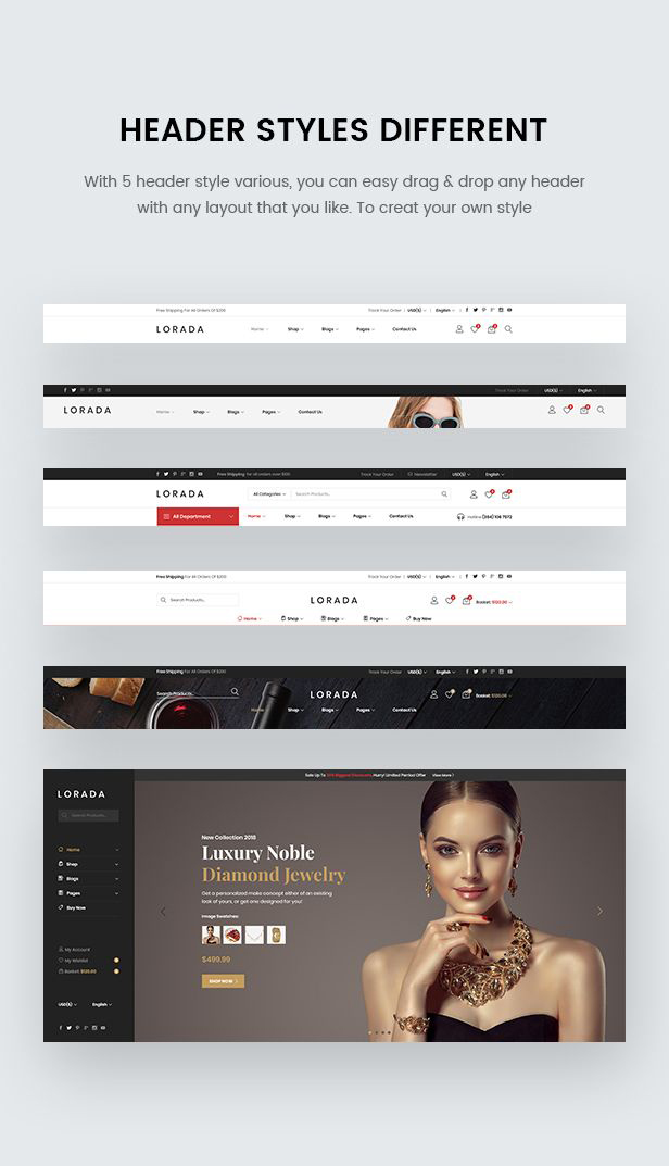Lorada - Responsive Elementor E-Commerce-Thema - 8
