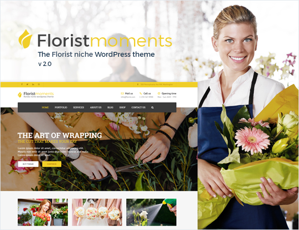 Florist - Florist & Landschaftsbau WP Theme - 1