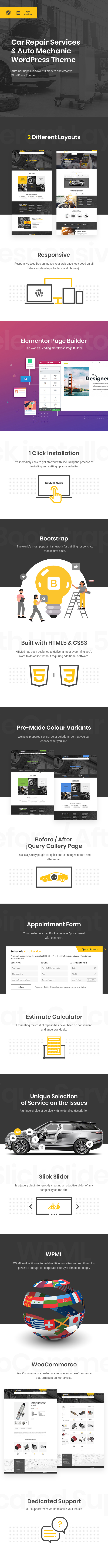Autoreparaturdienste & Automechaniker WordPress Theme + RTL - 4