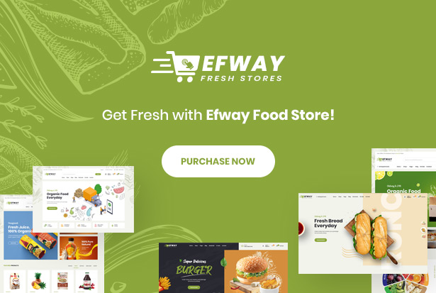 Efway Food Store WordPress Theme - Kauf