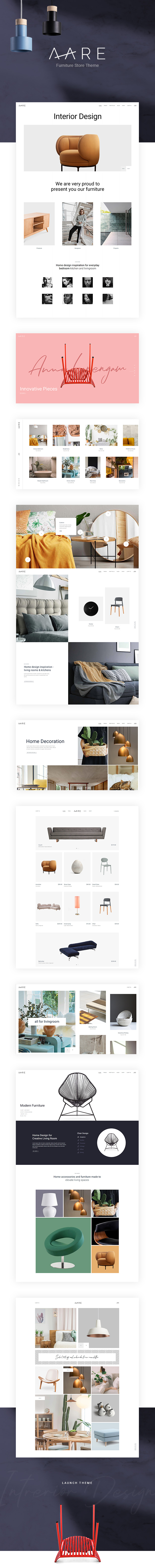 Aare - Möbelhaus WordPress Theme - 1