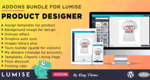 Addons Bundle für Lumise Product Designer