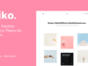 Ariko - Minimal Portfolio WordPress Vorlage für Kreative