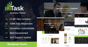 Aufgabe – Business & Corporate WordPress Template!