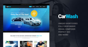 Autowaschanlage, Automechaniker & Reparaturwerkstatt WordPress Template