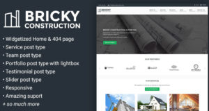 Bricky: Ein WordPress-Layout für Bau- und Bauunternehmen