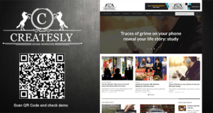 Createsly – Nachrichtenmagazin / Blogging-Thema