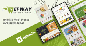Efway – Lebensmittelgeschäft WooCommerce WordPress Layout