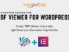 Elementor PDF Viewer für WordPress Addon