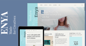 Enya – WordPress Layout für kreative Blogger