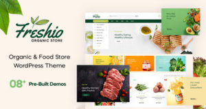 Freshio – Organic & Food Store WordPress Layout
