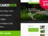 Gärtner - Gartenarbeit und Landschaftsgestaltung WordPress Layout