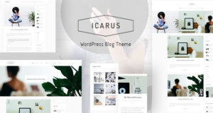 Ikarus – Persönliches Blog WordPress Layout