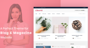Liberte – Modernes Magazin WordPress Layout