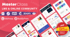 MasterClass – LMS & Education WordPress Template