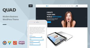 Quad – Modernes Business WordPress Template