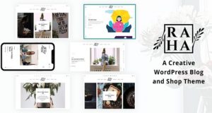 Raha – Kreatives WordPress-Layout