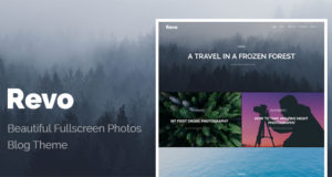 Revo – Breites Blog WordPress Layout