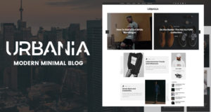 Urbania – Moderner minimaler WordPress-Blog