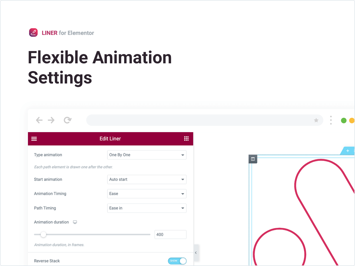 Flexible Animationseinstellungen