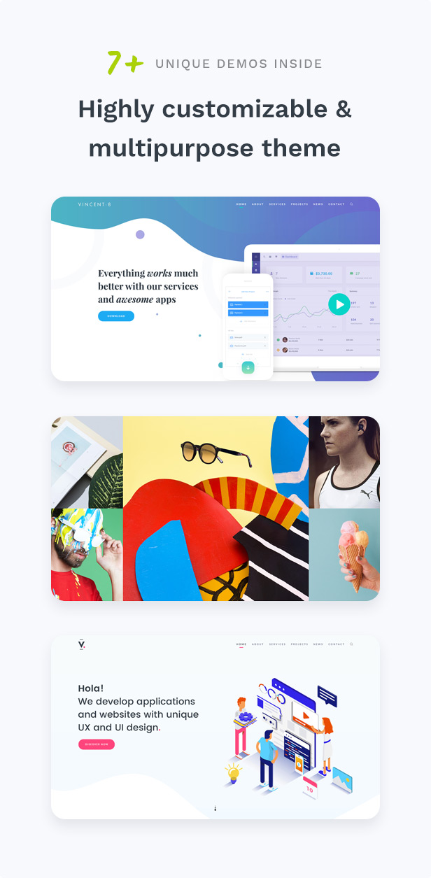 Vincent Acht |  Responsive Mehrzweck-WordPress-Theme - 4