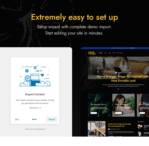 ShadeGarden - Kreatives Blog WordPress Theme - 2