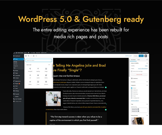 ShadeGarden - Kreatives Blog WordPress Theme - 7