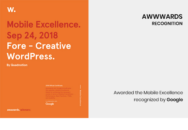 Fore - Fresh Concept WordPress Theme für Kreative - 4