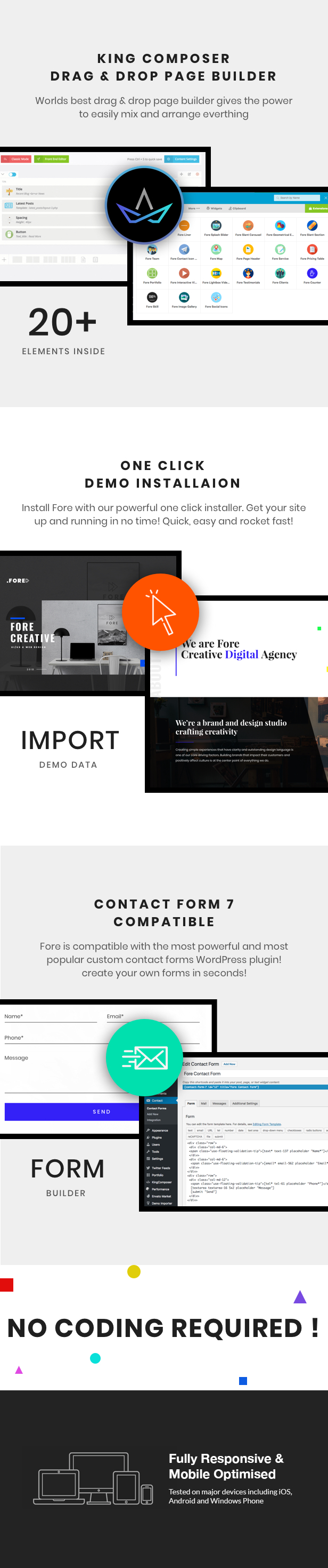 Fore - Fresh Concept WordPress Theme für Kreative - 7