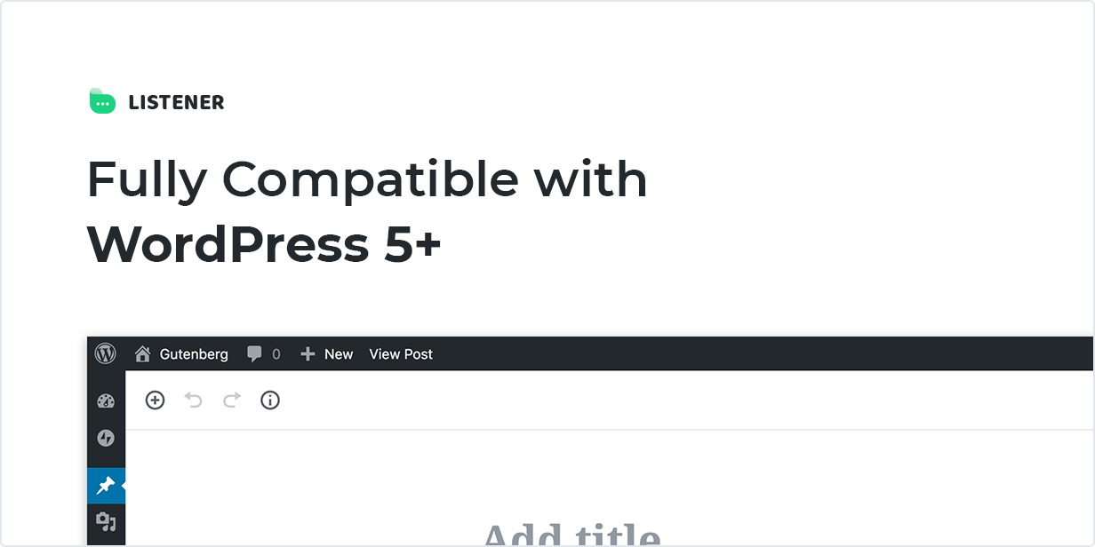 Voll kompatibel mit WordPress 5+
