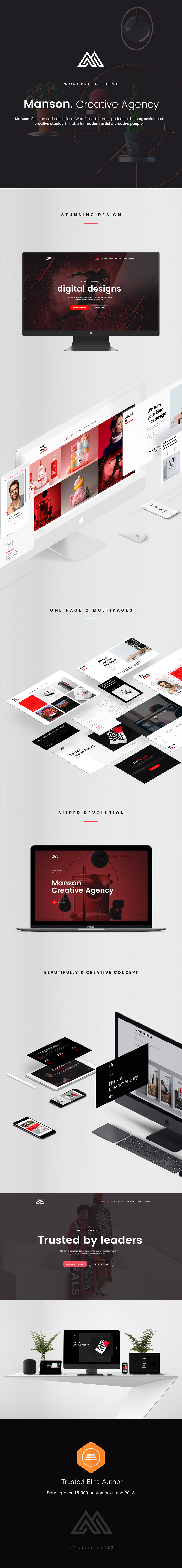 Manson - Kreativagentur WordPress Theme - 1