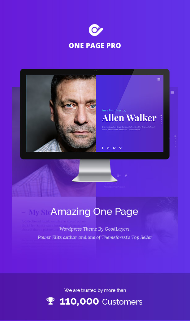 One Page Pro - Mehrzweck-OnePage-WordPress-Theme - 1