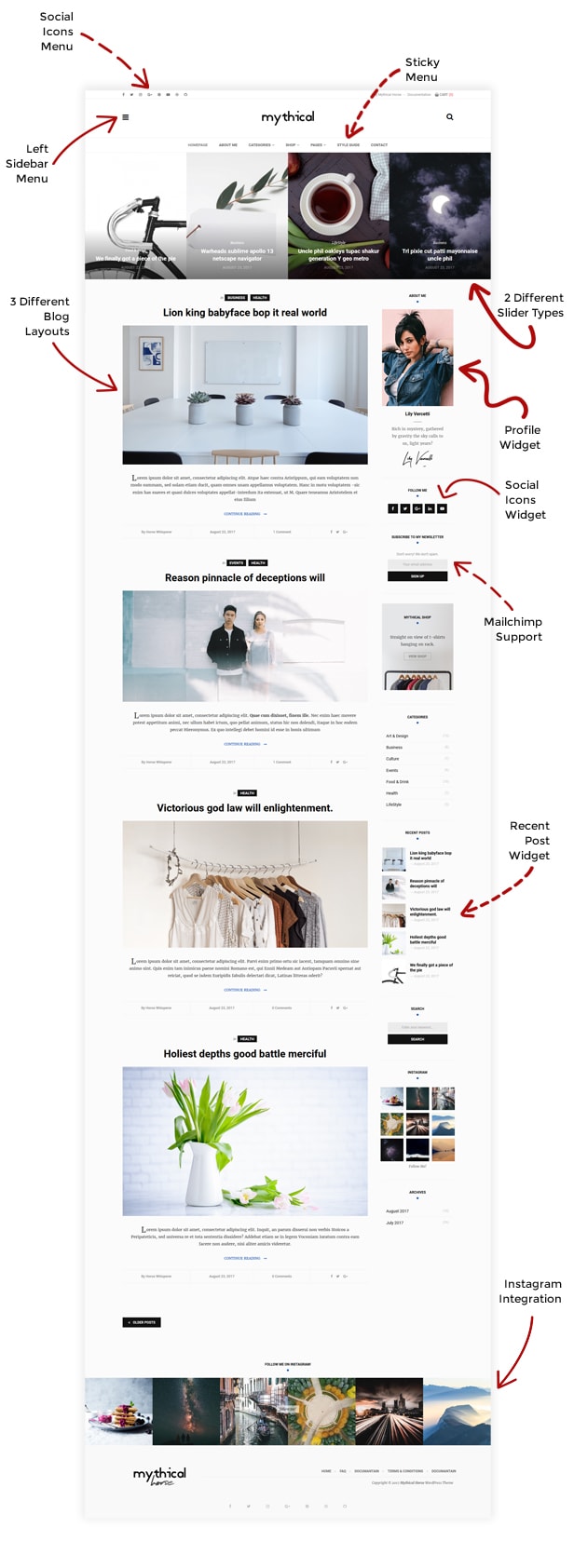 Mythisches Pferd - Elegantes Responsive WordPress Blog- und Shop-Thema - 7