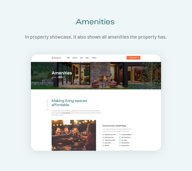 Spacey - WordPress-Theme mit einer Eigenschaft