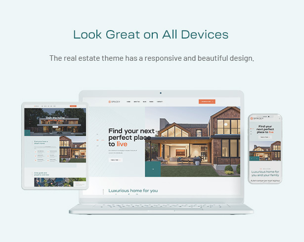 Spacey - WordPress-Theme mit einer Eigenschaft