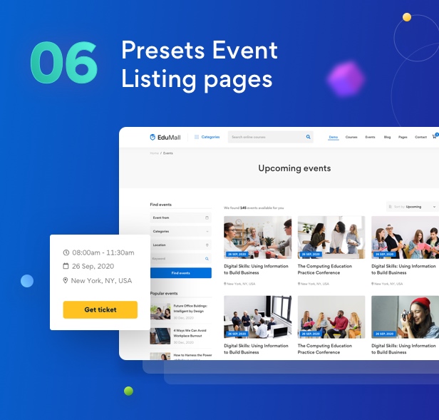 Edumall - Professionelles LMS Education WordPress Theme - 24