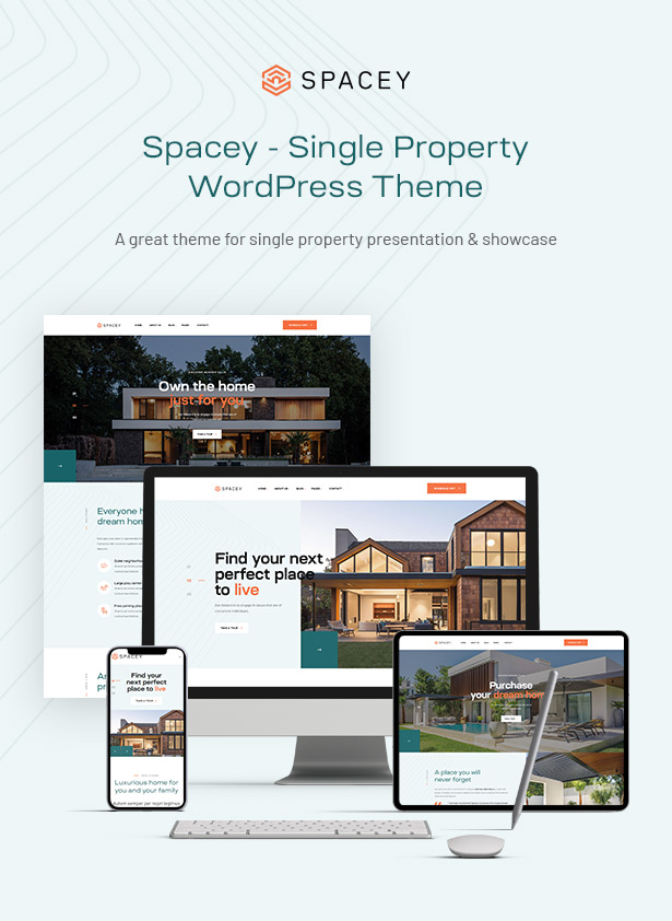 Spacey - WordPress-Theme mit einer Eigenschaft