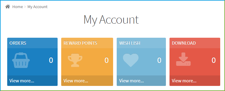 WooCommerce-Konto-Dashboard