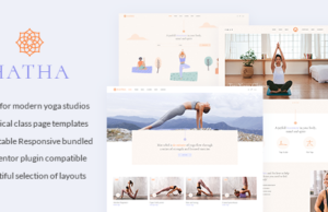 Hatha – Yoga WordPress Template