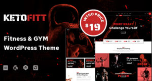 KetoFitt – Fitness & GYM WordPress Vorlage