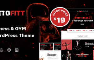 KetoFitt – Fitness & GYM WordPress Vorlage