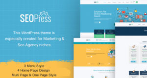 SeoPress – WordPress-Vorlage der Digital Marketing Agency